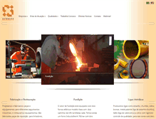 Tablet Screenshot of extrativametalurgia.com.br